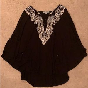 Olivia Sky Embroidered Top